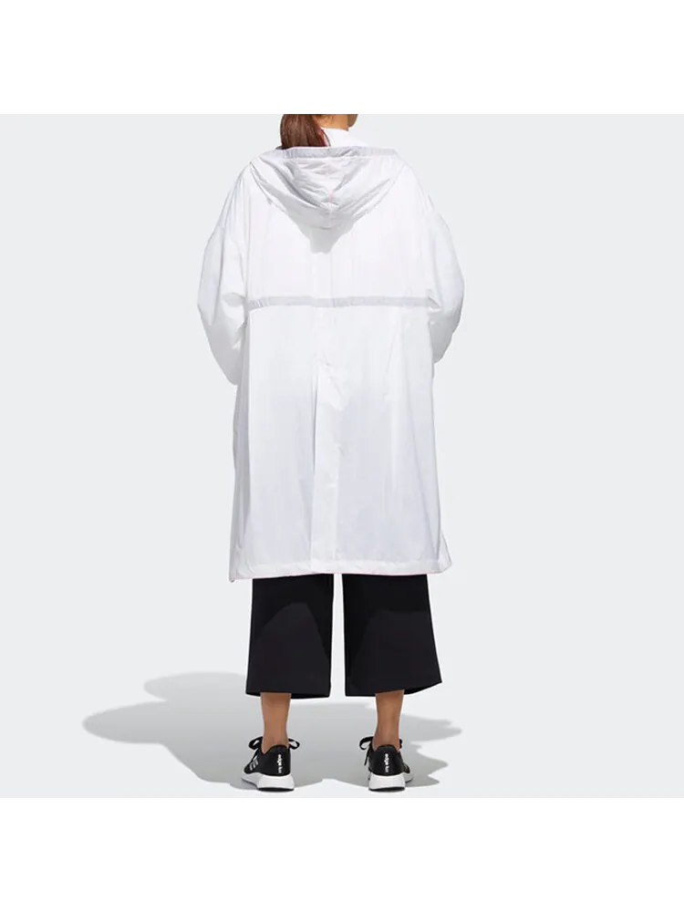 Длинная куртка adidas STY Long JKT — изображение 4 из 6, белый