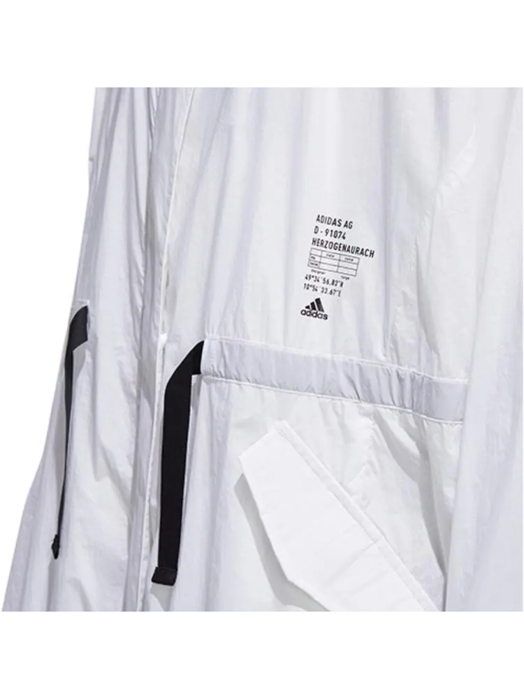 Длинная куртка adidas STY Long JKT — изображение 5 из 6, белый