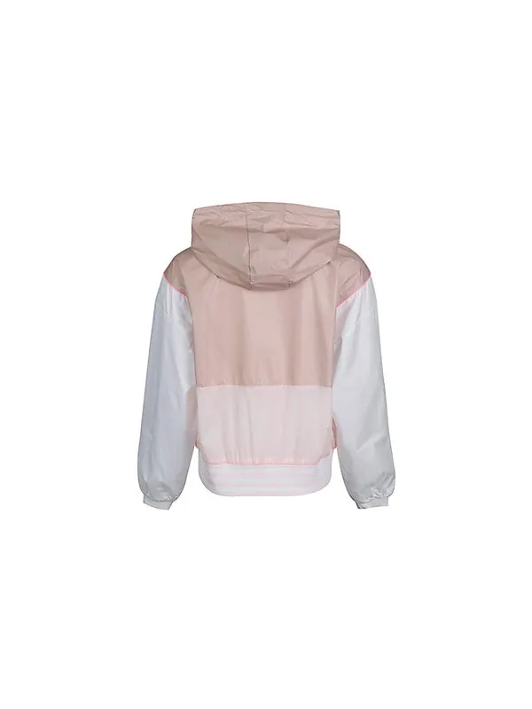 Куртка neo must haves block colorblock logo ветрозащитная куртка Adidas — изображение 2 из 4, розовый