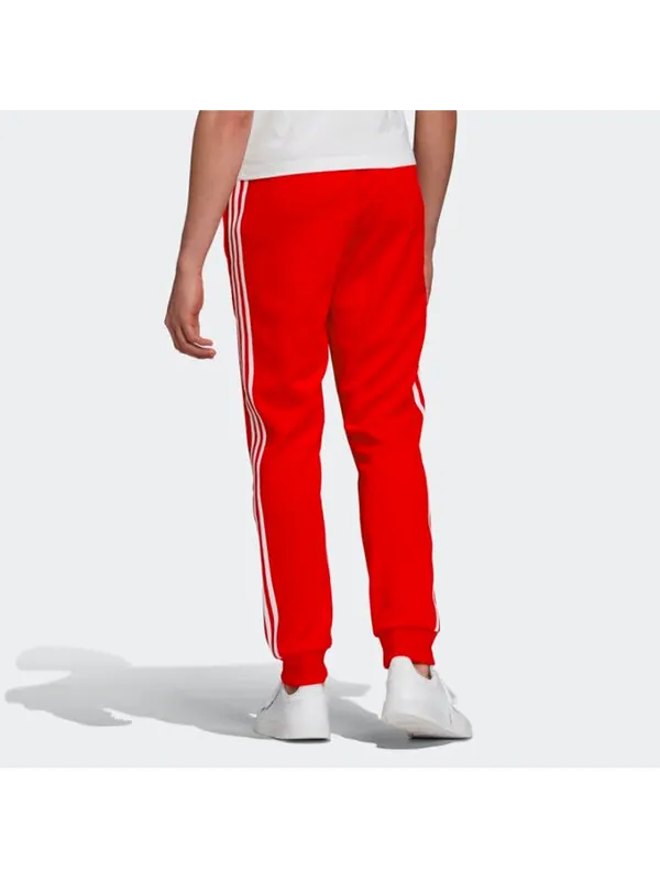 Спортивные штаны adidas originals SST TP P logo Bundle Feet Athleisure Casual Sports Pants Red — изображение 4 из 4