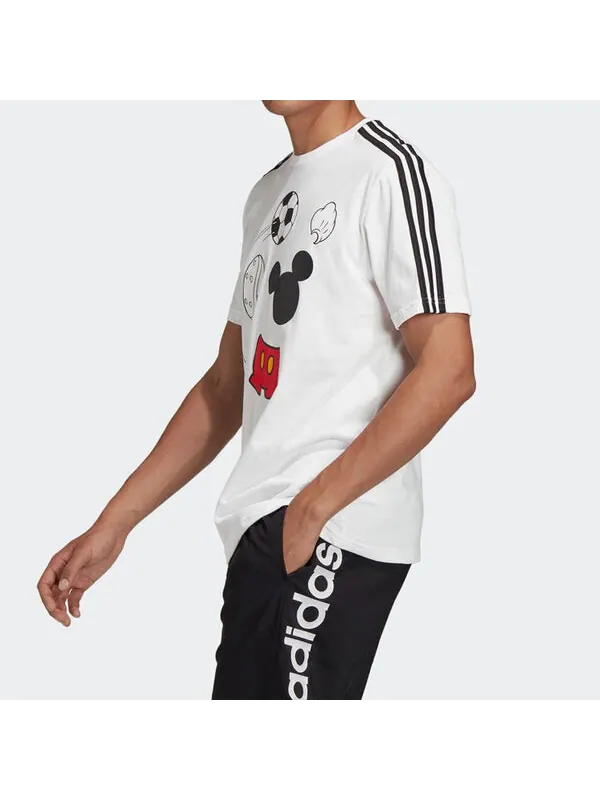 Футболка adidas Training Sports Disney Mickey White — изображение 4 из 4, белый
