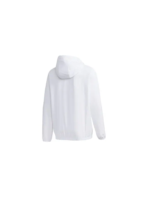 Куртка adidas Must Haves 3-Stripes Windbreaker - White — изображение 2 из 4, белый