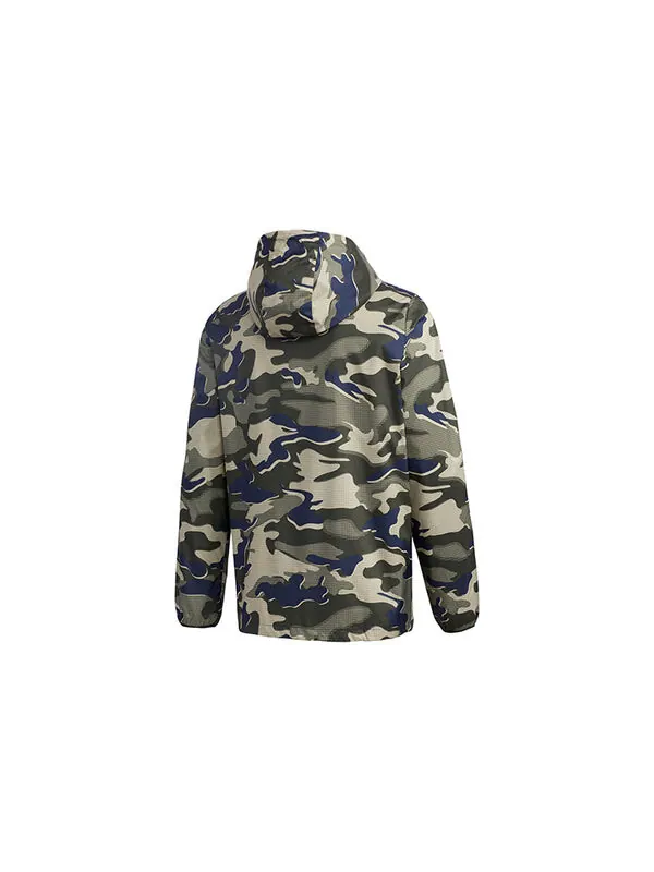 Куртка adidas Mh Wb Camo Camouflage Sports Hooded Jacket Asia Edition Camouflage — изображение 2 из 4, камуфляж
