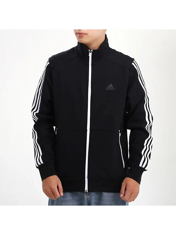 Куртка adidas MH TT LWDK Knitted Jacket Men Black — изображение 3 из 4, черный