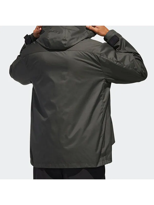 Куртка adidas TH Windbreaker Jacket - Green — изображение 4 из 4, коричневый