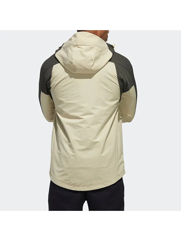 Куртка th parkar куртка с капюшоном мужская коричневая Adidas — изображение 4 из 4, коричневый
