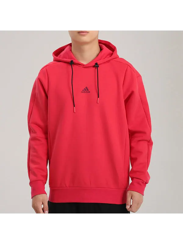 Толстовка Men's Adidas TH Hs Fab Knit Pullover Pink — изображение 3 из 4, розовый