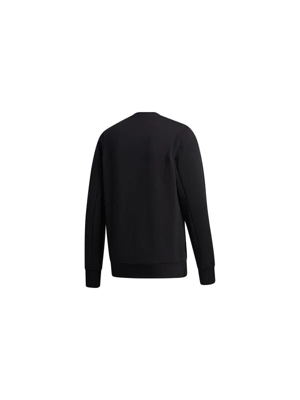 Толстовка wuji graphic sweatshirt 'black white' Adidas — изображение 2 из 4, черный