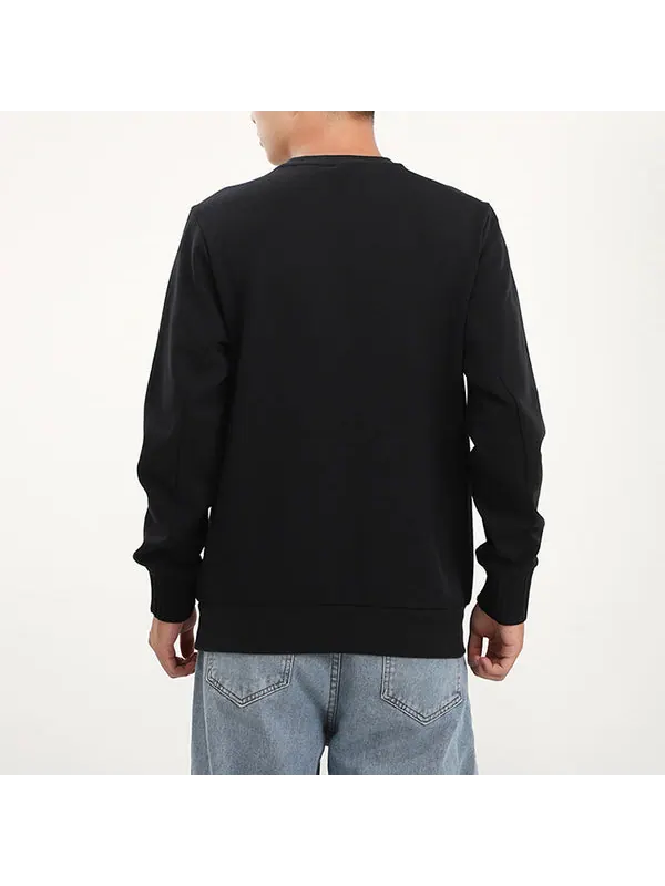 Толстовка wuji graphic sweatshirt 'black white' Adidas — изображение 4 из 4, черный