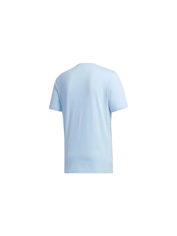 Футболка wj gfx tee series printing sports round neck short sleeve blue Adidas — изображение 2 из 4, синий
