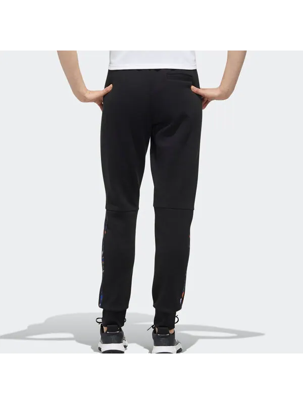 Спортивные штаны (WMNS) adidas Mic Dk Printing Sports Pants Black — изображение 4 из 4, черный