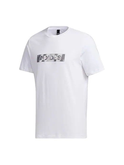 Футболка mh gfx t lng printing short sleeve white Adidas — изображение 1 из 4, белый