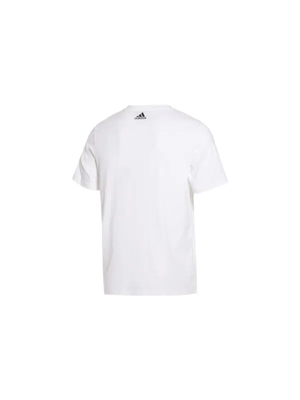 Футболка must haves graphic badge of sport tee Adidas — изображение 2 из 2, белый