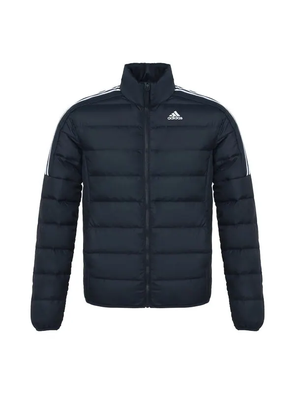 Пуховик adidas Ess Down Logo Print, Warm — изображение 1 из 4, синий