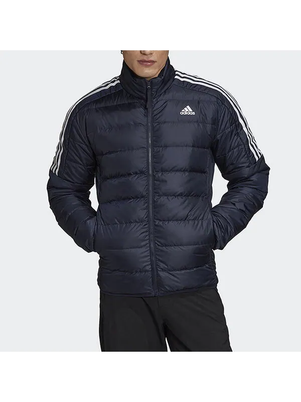 Пуховик adidas Ess Down Logo Print, Warm — изображение 3 из 4, синий