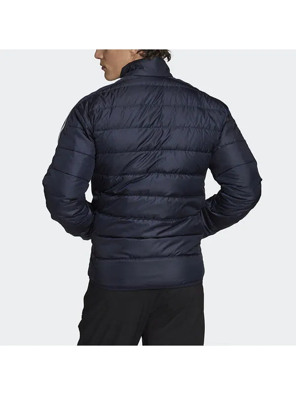 Пуховик adidas Ess Down Logo Print, Warm — изображение 4 из 4, синий