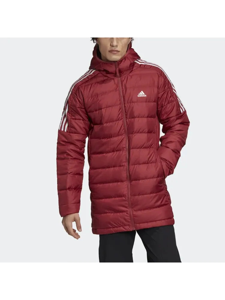 Пуховик Adidas Winter Long Cap Male Red — изображение 3 из 6, красный