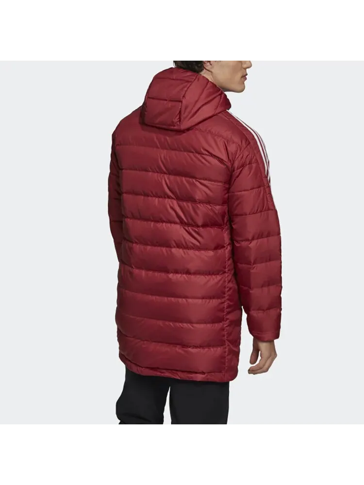 Пуховик Adidas Winter Long Cap Male Red — изображение 4 из 6, красный