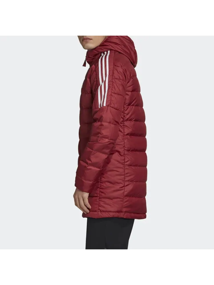 Пуховик Adidas Winter Long Cap Male Red — изображение 6 из 6, красный
