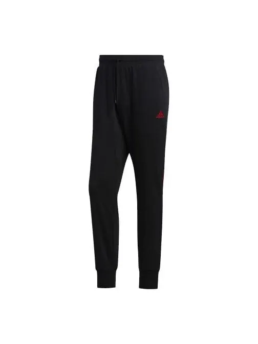Спортивные штаны adidas CNY Ft Pant Lacing Elastic Waistband Basketball Sports Pants Black — изображение 1 из 2, черный