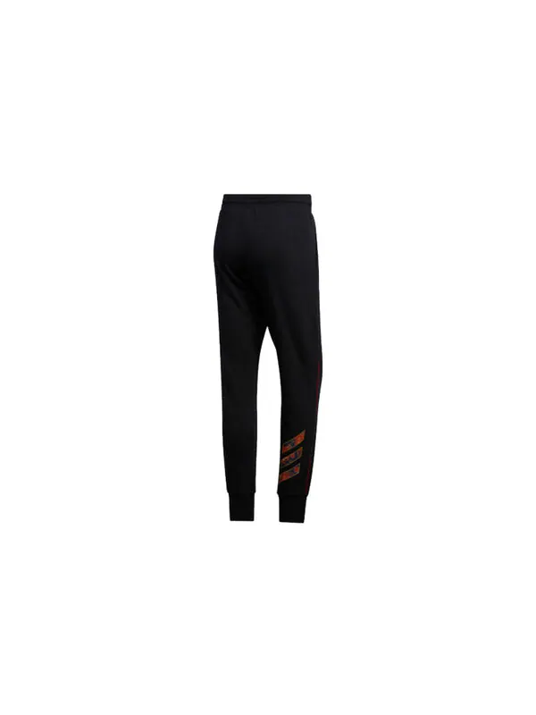 Спортивные штаны adidas CNY Ft Pant Lacing Elastic Waistband Basketball Sports Pants Black — изображение 2 из 2, черный