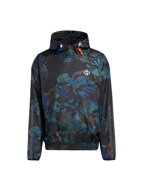 Куртка men's hrdn nxt jkt sports jacket black Adidas — изображение 1 из 4, черный