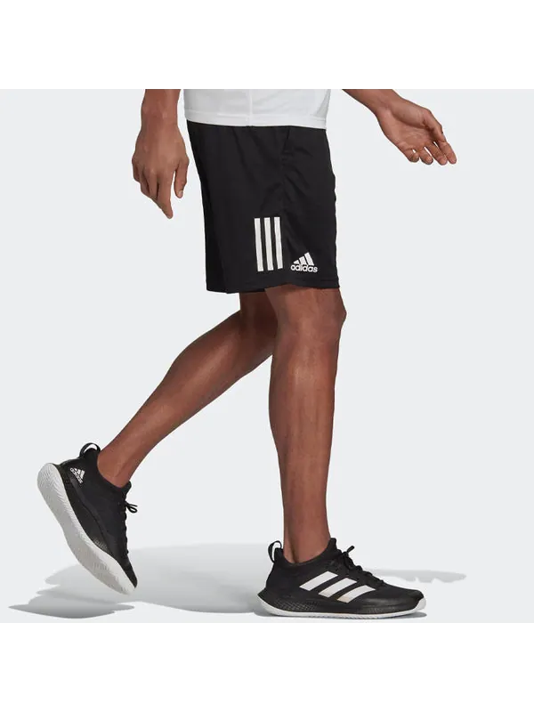 Шорты mens sports quick-dry tennis shorts black Adidas — изображение 4 из 4, черный