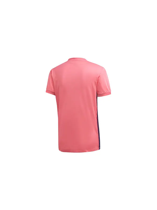 Футболка men's 20-21 season real madrid away short sleeve t-shirt jersey pink Adidas — изображение 2 из 4, розовый