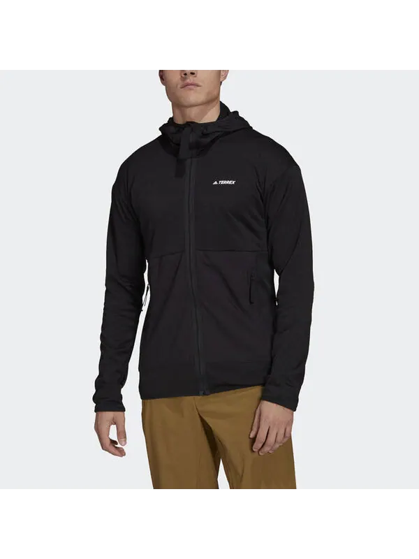 Куртка adidas Terrex Sports Solid Color Hooded Jacket Black — изображение 3 из 4, мульти