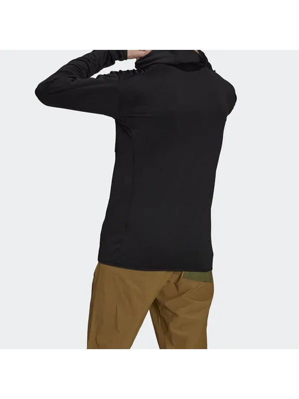 Куртка adidas Terrex Sports Solid Color Hooded Jacket Black — изображение 4 из 4, мульти