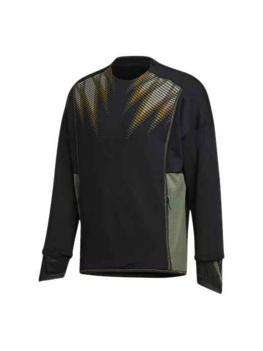 Толстовка prime c.rdy top round neck gym training sports pullover black Adidas — изображение 1 из 4, черный