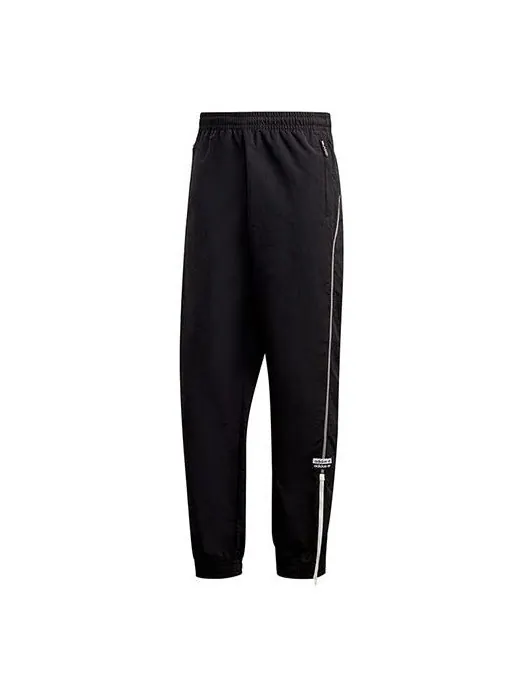 Спортивные штаны adidas TRACKPANT Zipper Side Sports Pants Black — изображение 1 из 4, черный