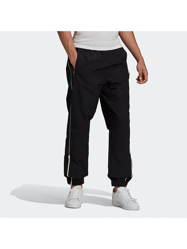 Спортивные штаны adidas TRACKPANT Zipper Side Sports Pants Black — изображение 3 из 4, черный