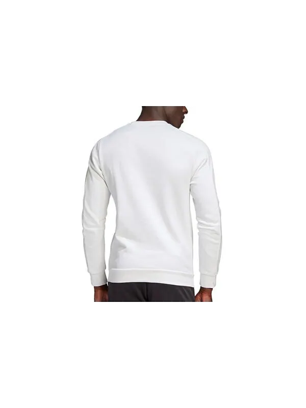 Толстовка adidas Casual Sports Round Neck Pullover White — изображение 2 из 3, белый
