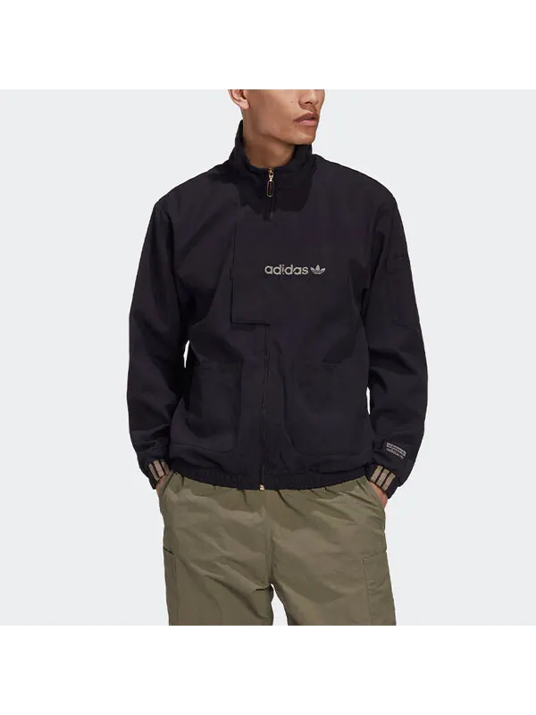 Куртка ryv jacket 'core black' Adidas — изображение 3 из 4, черный