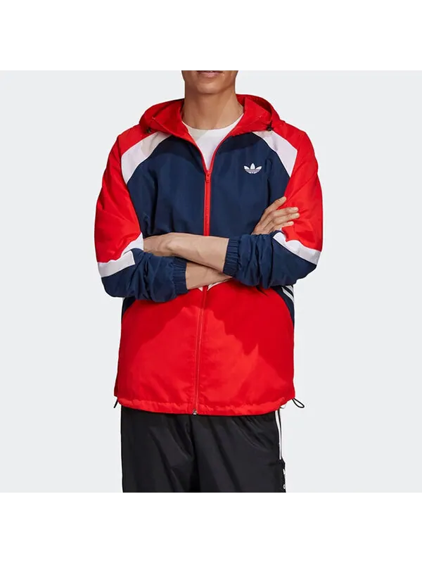 Ветровки оригинальные sprt us wb 1 спортивная куртка красная Adidas — изображение 3 из 4, красный