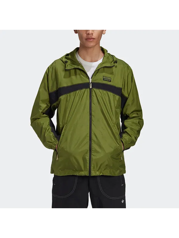 Ветровка Adidas Originals — изображение 3 из 4, оливковый