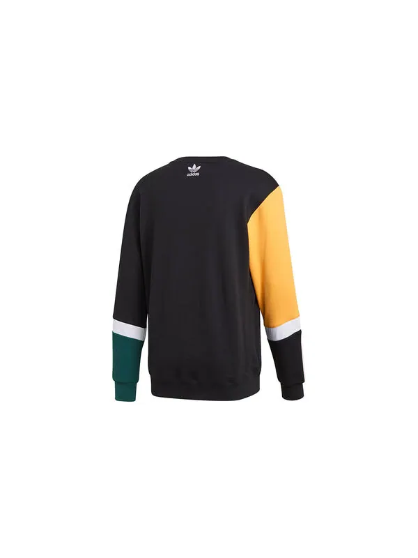 Толстовка adidas originals Sprt US FT Crew Sweatshirt - Black — изображение 2 из 4, черный