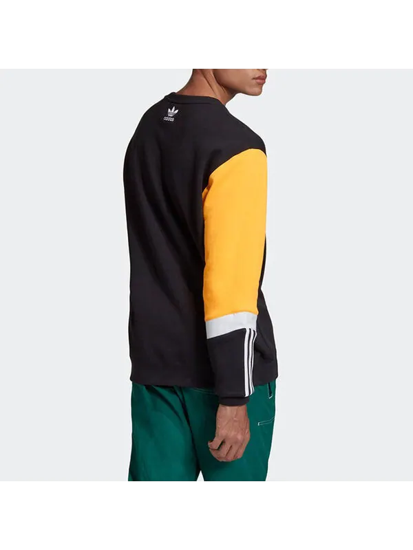 Толстовка adidas originals Sprt US FT Crew Sweatshirt - Black — изображение 4 из 4, черный