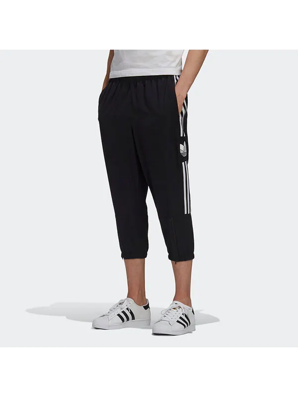 Спортивные штаны adidas originals WV 3/ Cropped Pants - Black — изображение 3 из 4, черный