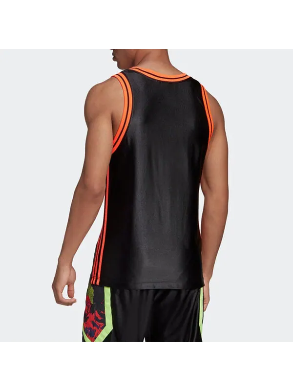 Спортивная футболка originals men's basketball vest Adidas — изображение 4 из 4, черный