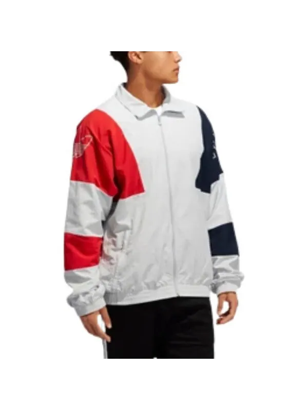 Куртка Adidas Festivo Track Jacket 'Grey' — изображение 2 из 4, серый