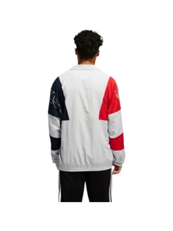 Куртка Adidas Festivo Track Jacket 'Grey' — изображение 3 из 4, серый