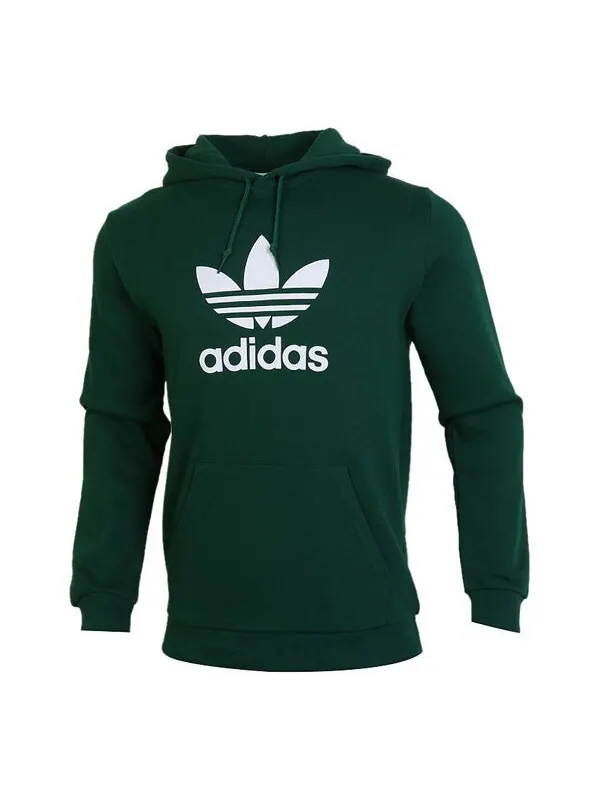 Толстовка men's originals trefoil green Adidas — изображение 1 из 4, зеленый