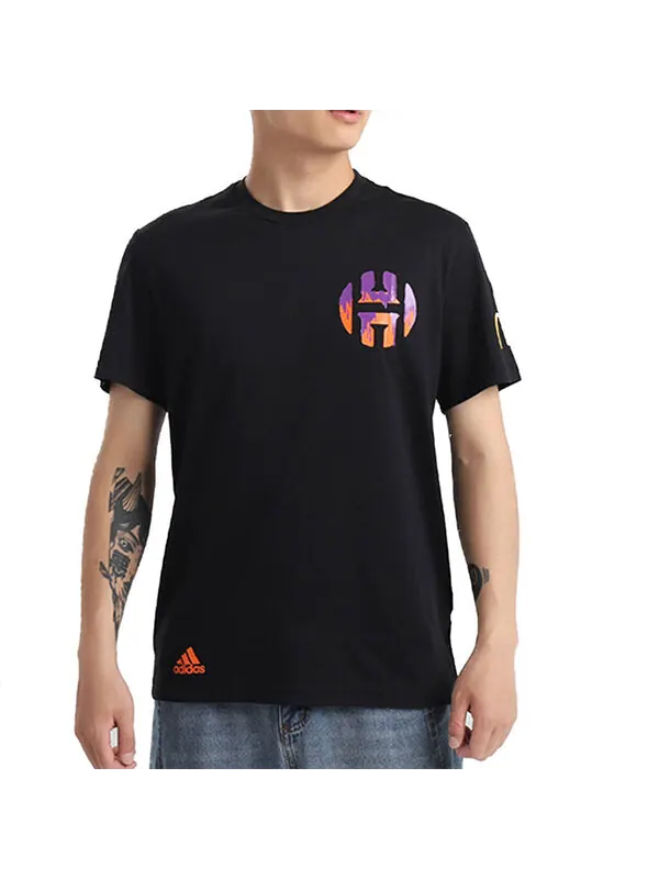 Футболка harden sauce crossover short sleeve black Adidas — изображение 3 из 4, черный