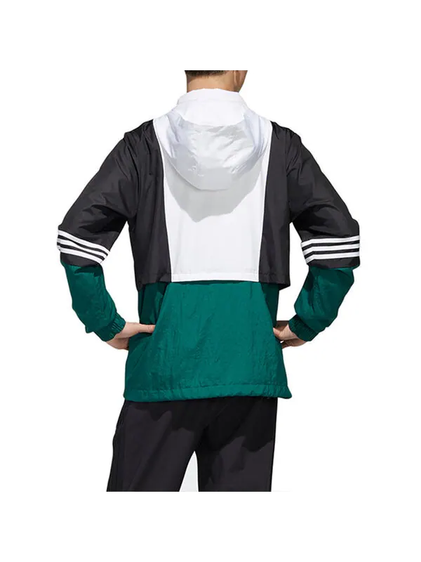 Куртка adidas neo SS TCNS WB 1 Jacket Men Green — изображение 4 из 4, зеленый