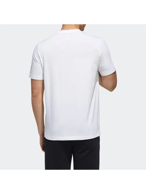 Футболка neo m esntl logo t sports с коротким рукавом Adidas — изображение 4 из 4, белый