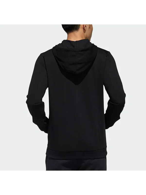 Толстовка neo alphabet printing casual sports zipper black Adidas — изображение 4 из 4, черный