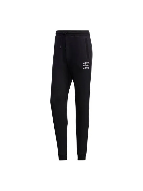 Спортивные штаны adidas neo M C TP Bundle Feet Sports Long Pants Black — изображение 1 из 4, черный