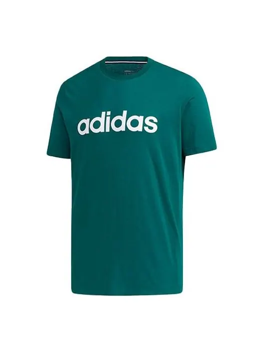 Футболка adidas neo Sports Round Neck Short Sleeve Green — изображение 1 из 6, зеленый